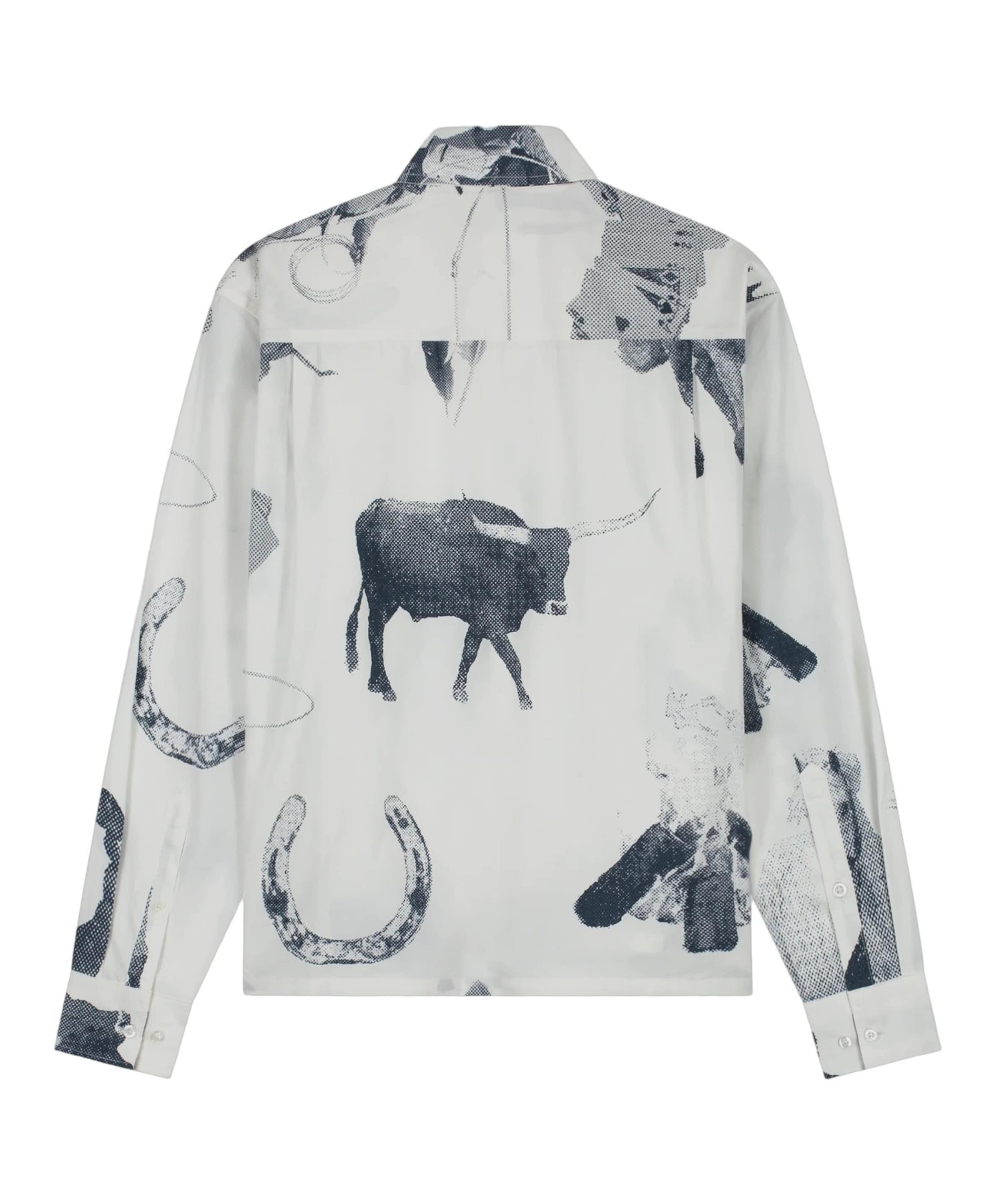 Olaf Heren overhemd lange mouw multicolor