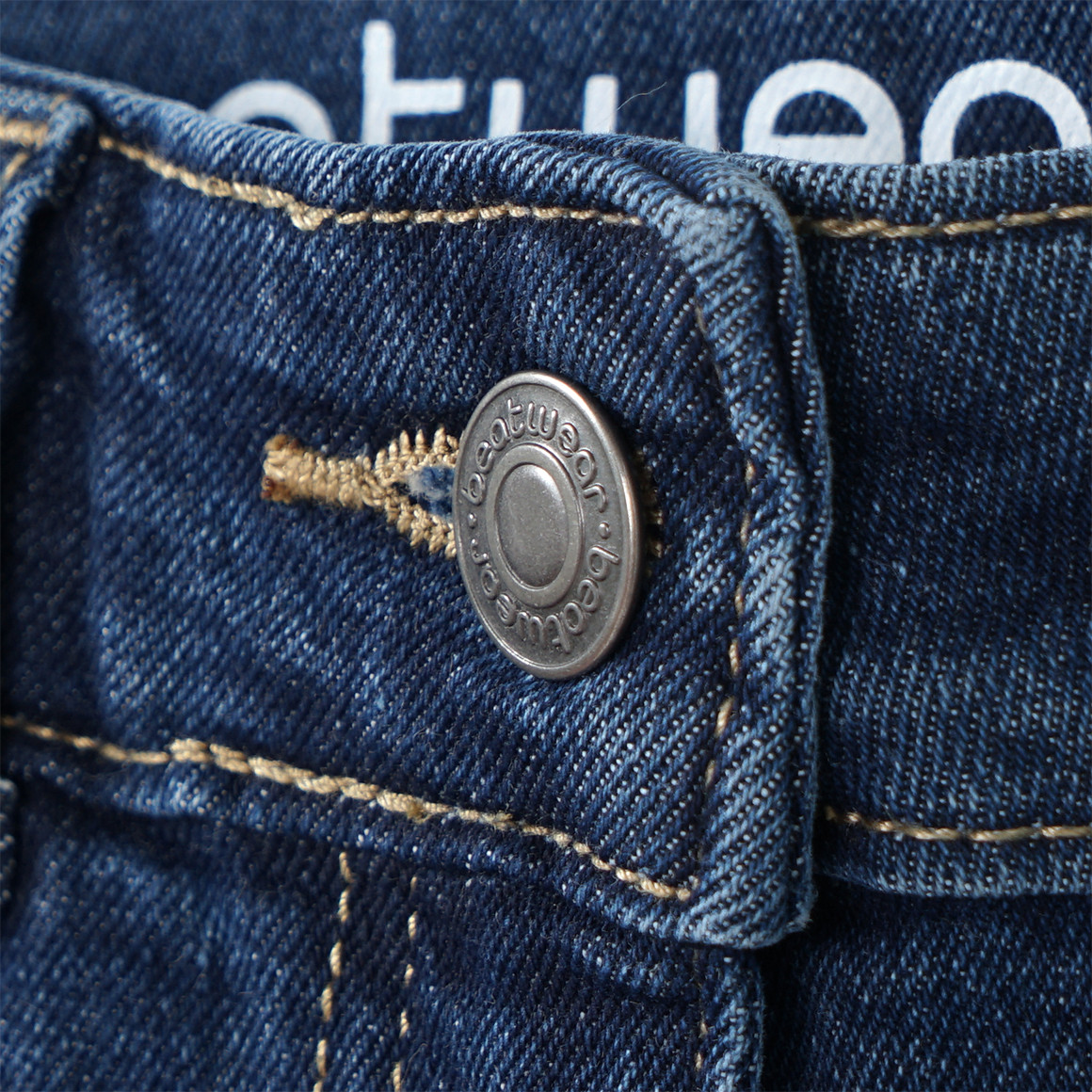 Beatwear Mädchen Skinny-Jeans mit verstellbarem Bund dunkelblau