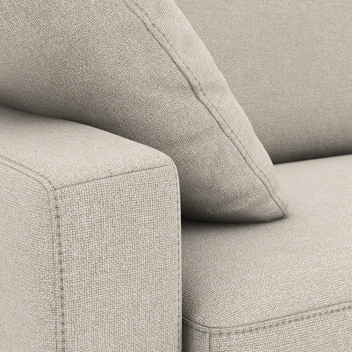 LA REDOUTE INTERIEURS<br>Sofá-cama em poliéster, espuma HR premium, Timor