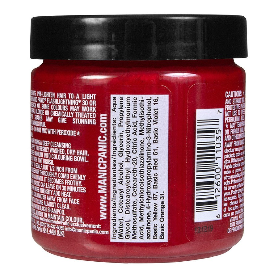 Manic Panic Rock n Roll Red Classic Cream 118ml