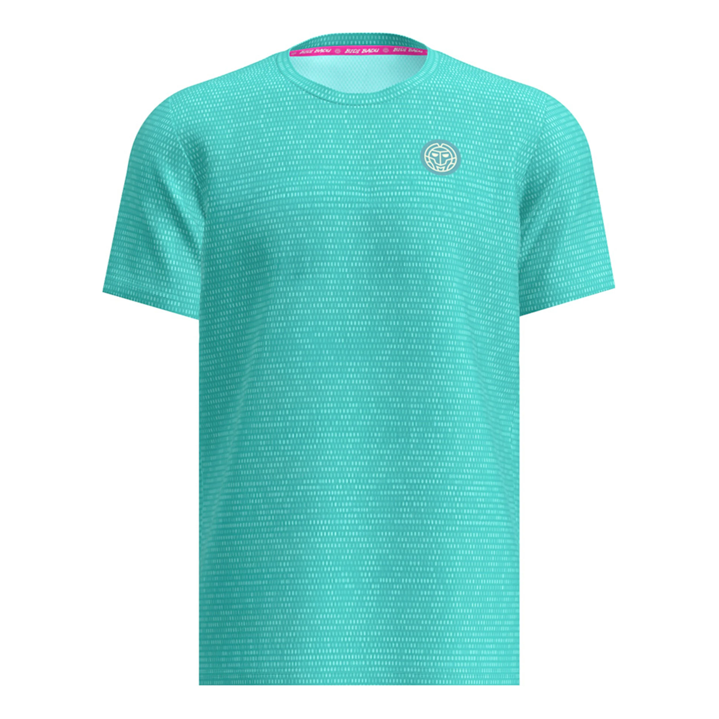 BIDI BADU Kaleido Two Colored T-shirt Hommes - Turquoise
