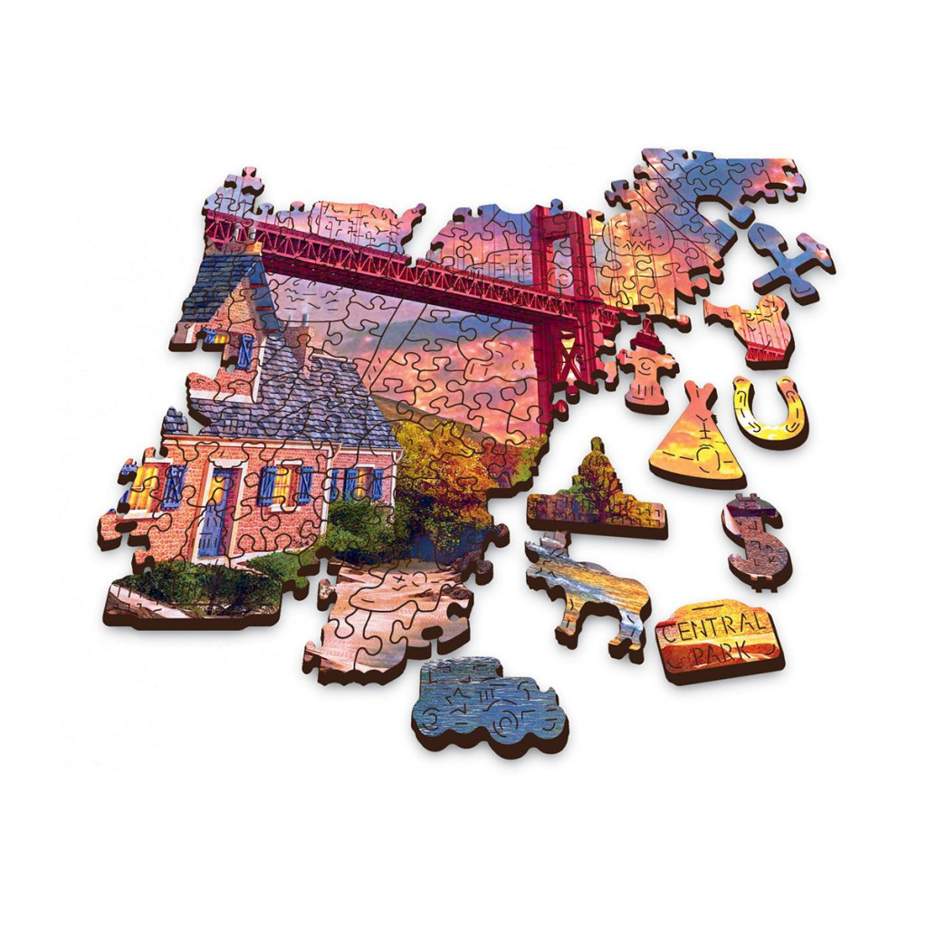 Puzzle Wood Craft - Golden Gate - 1000 Pièces
