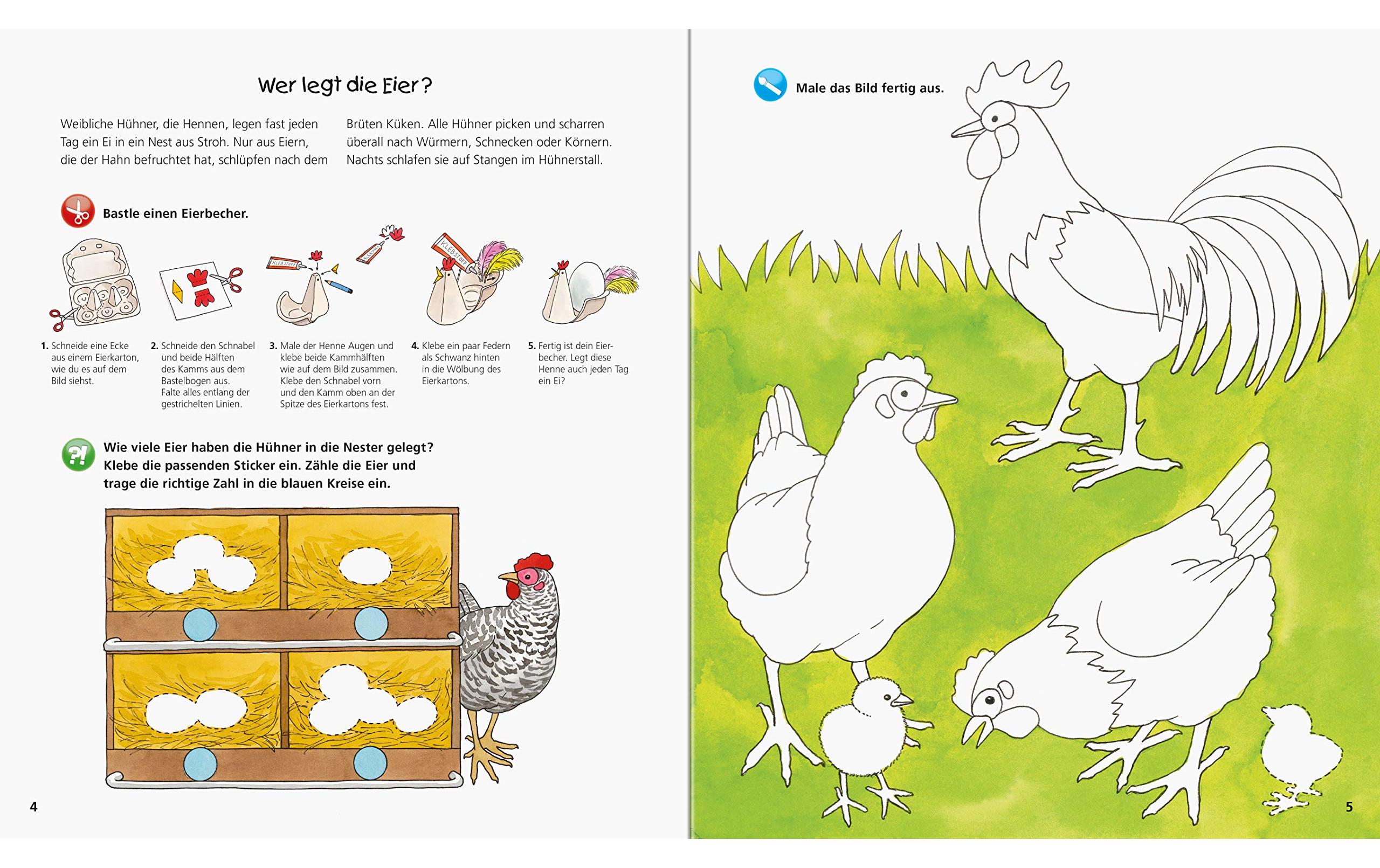 Kinder-Sachbuch WWW Aktiv-Heft BauernhofKinder-Sachbuch