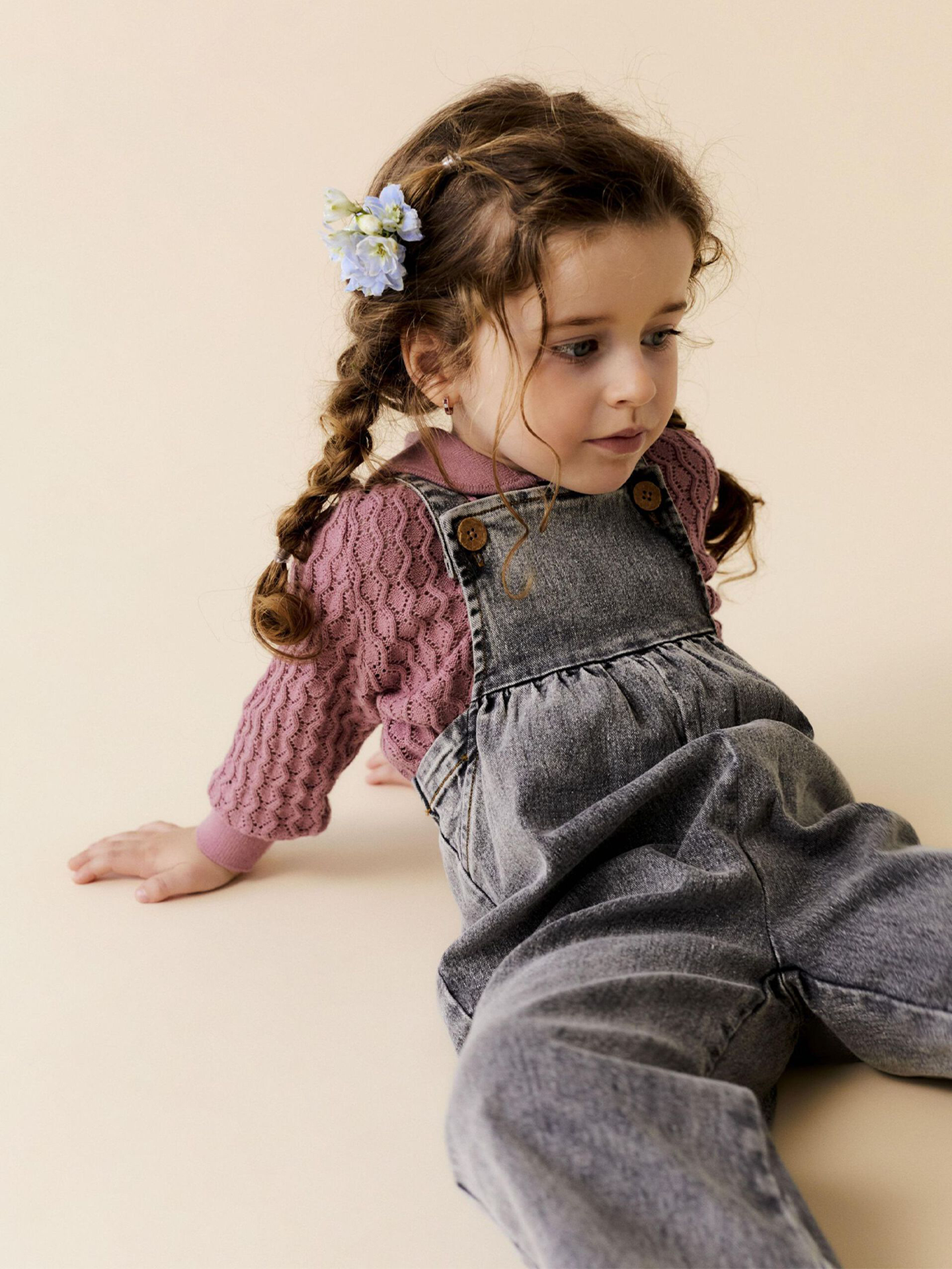 Tems Loose Denim Overall 4266-Ms