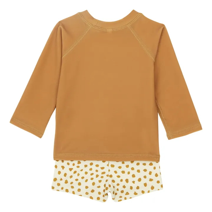Rylee + Cru T-Shirt Anti-UV + Short Imprimé | Camel