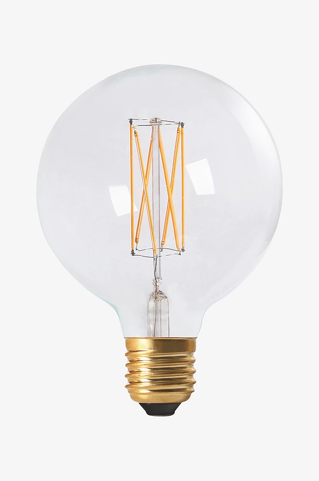 LED lyspære E27 rund Elect