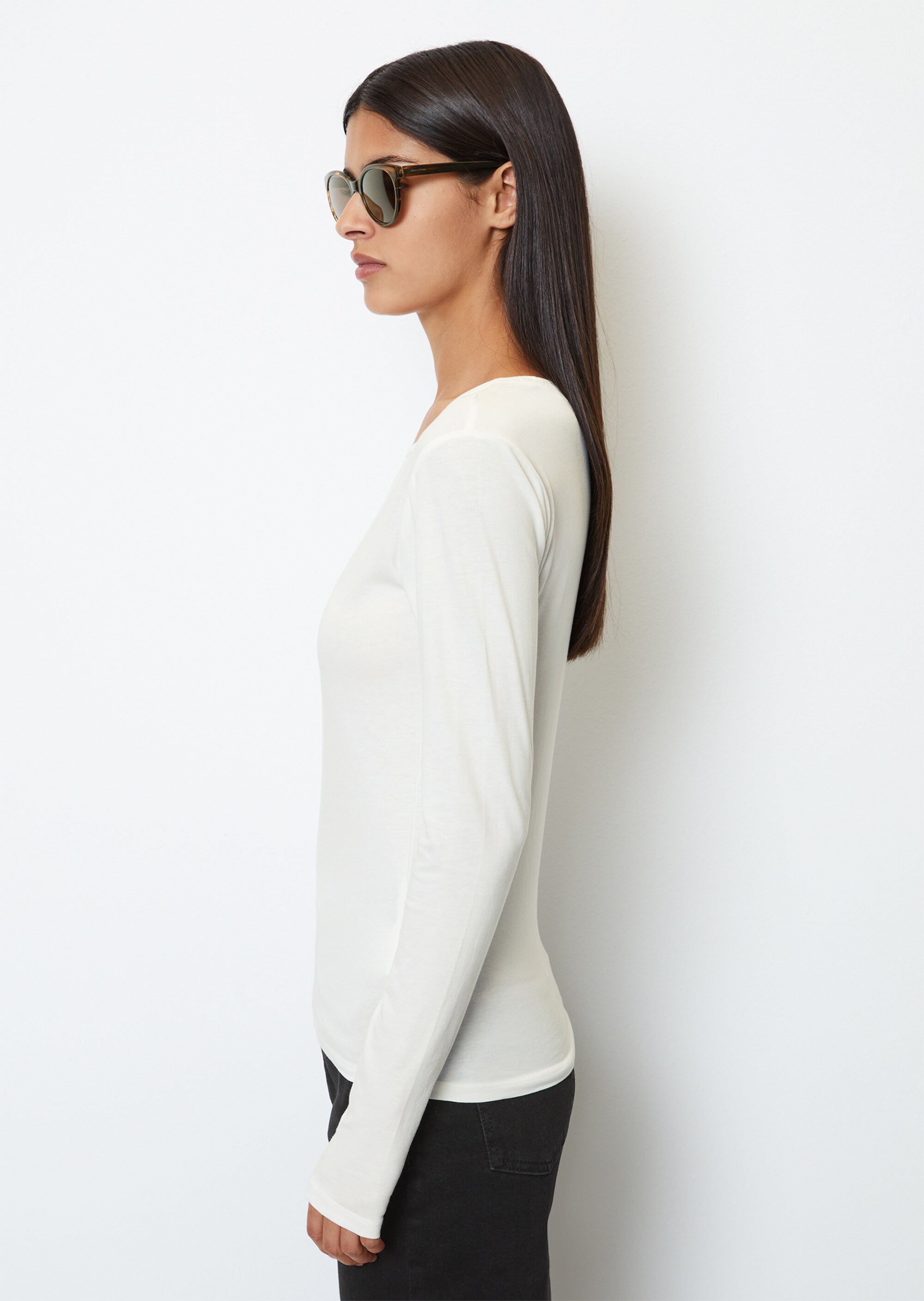 DfC Longsleeve slim aus Basic-Single-Jersey