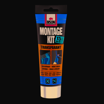 Bison montagekit transparant hangtube 250 g