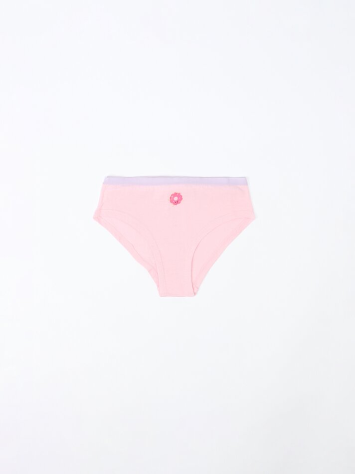 Pacote com 7 calcinhas hipster estampadas - Cores variadas