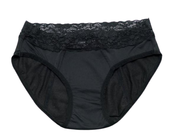 cheeky wipes Menstruatie Ondergoed Feeling Pretty Zwart 40/42 1st