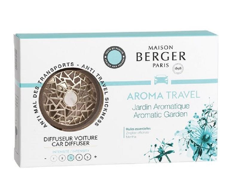 Maison Berger Autodiffusor Travel Aromatischer Garten Lufterfrischer für Auto mit frischen Noten