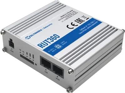 Teltonika RUT360 - Trådløs router - WWAN - Wi-Fi - 2,4 GHz - DIN monterbar på skinne, overflademonterbar