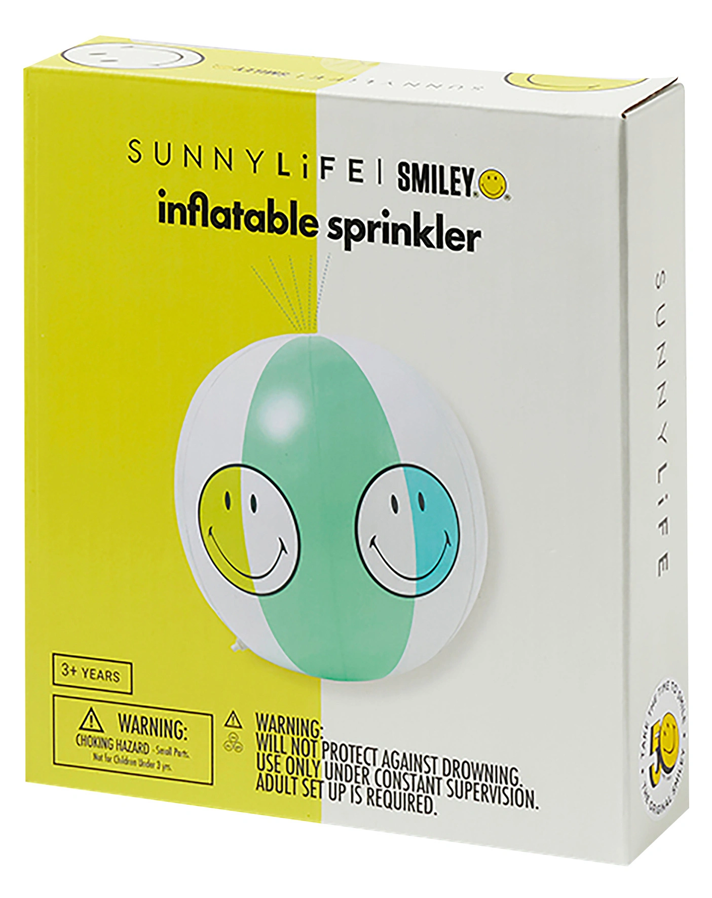 Wasserspritzspiel SMILEY in bunt