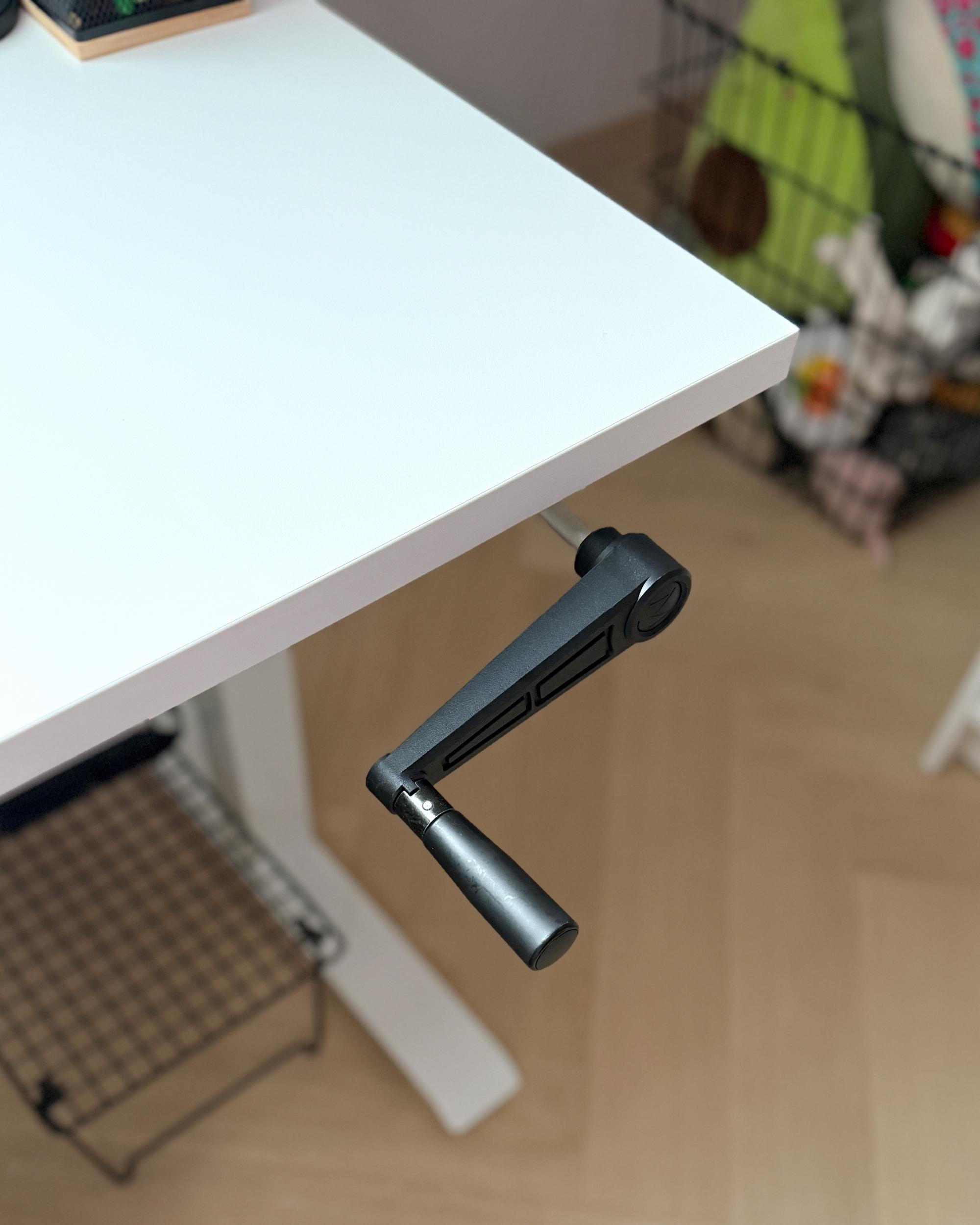Handmatig verstelbaar sta-bureau DESTINES Wit 160 cm 72 cm