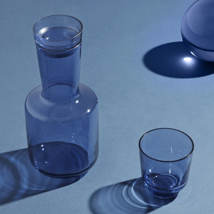 Muuto - Raise Trinkglas 20 cl, dunkelblau (2er-Set)