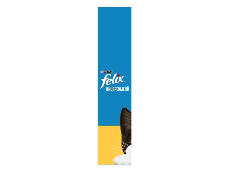 Felix Trockenfutter Knuspermenü Geflügel, 2 kg Alleinfuttermittel für Katzen