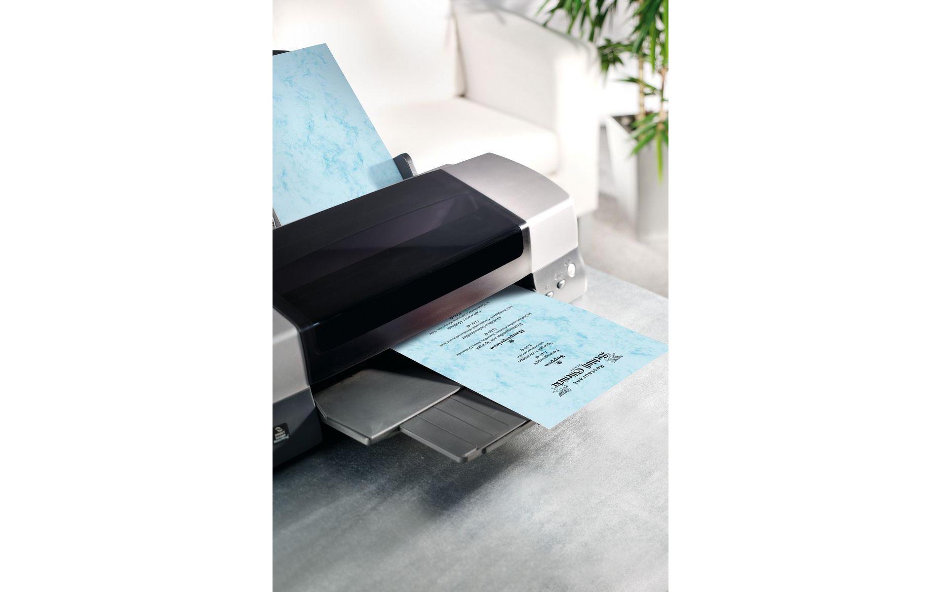 DP261 Marmorpapier, A4, BlauMarmorpapier