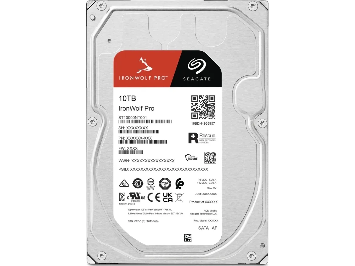 Seagate IronWolf Pro ST10000NT001, 3,5