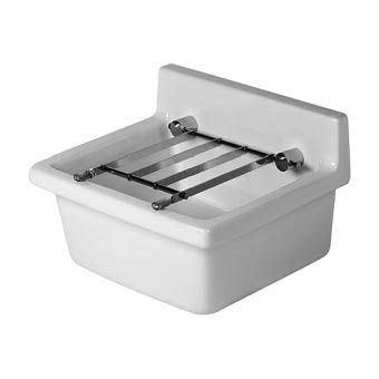 Duravit Duravital uitstortgootsteen zonder overloop 48x42.5cm m. WG wit