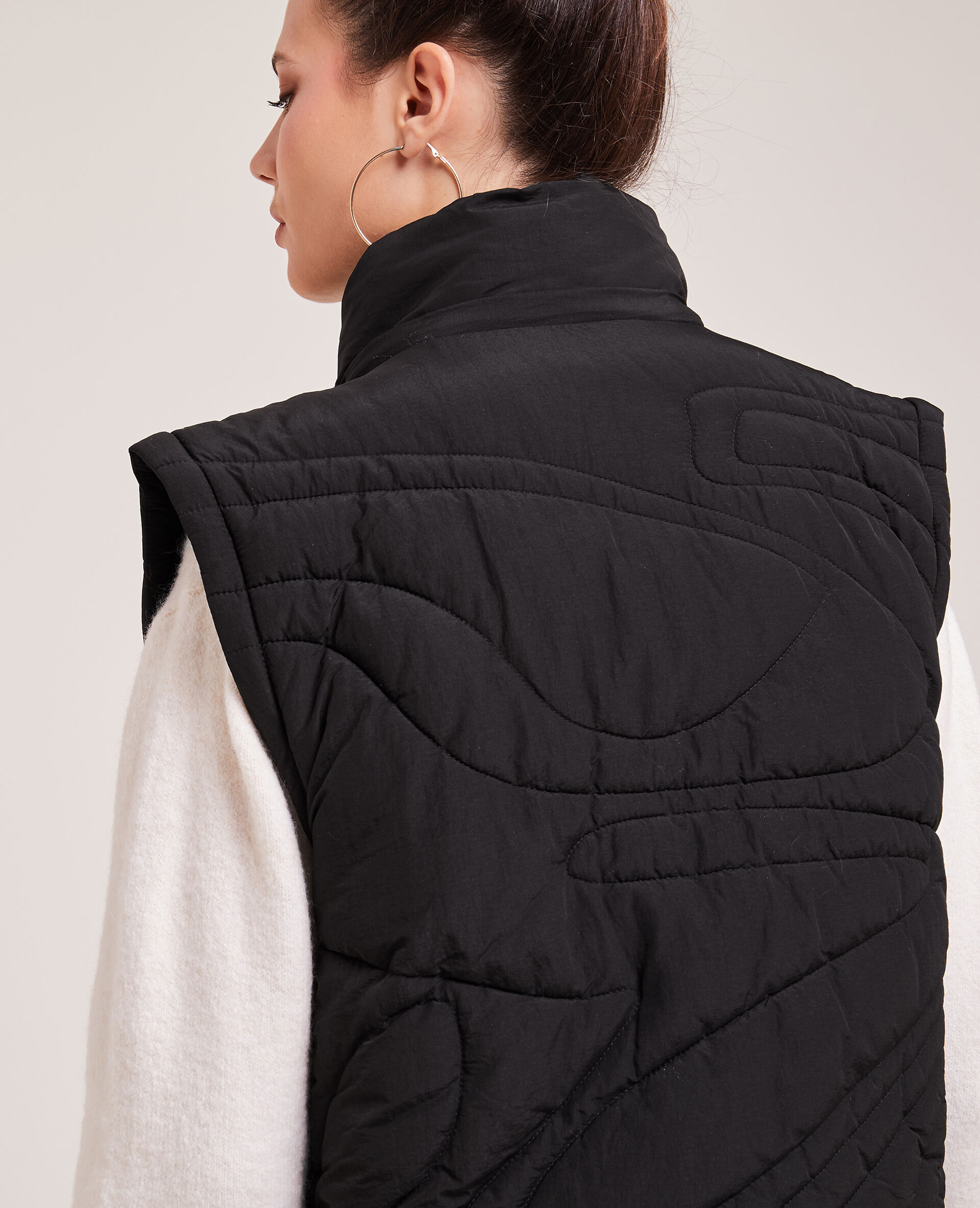 Doudoune matelassage wavy - Noir