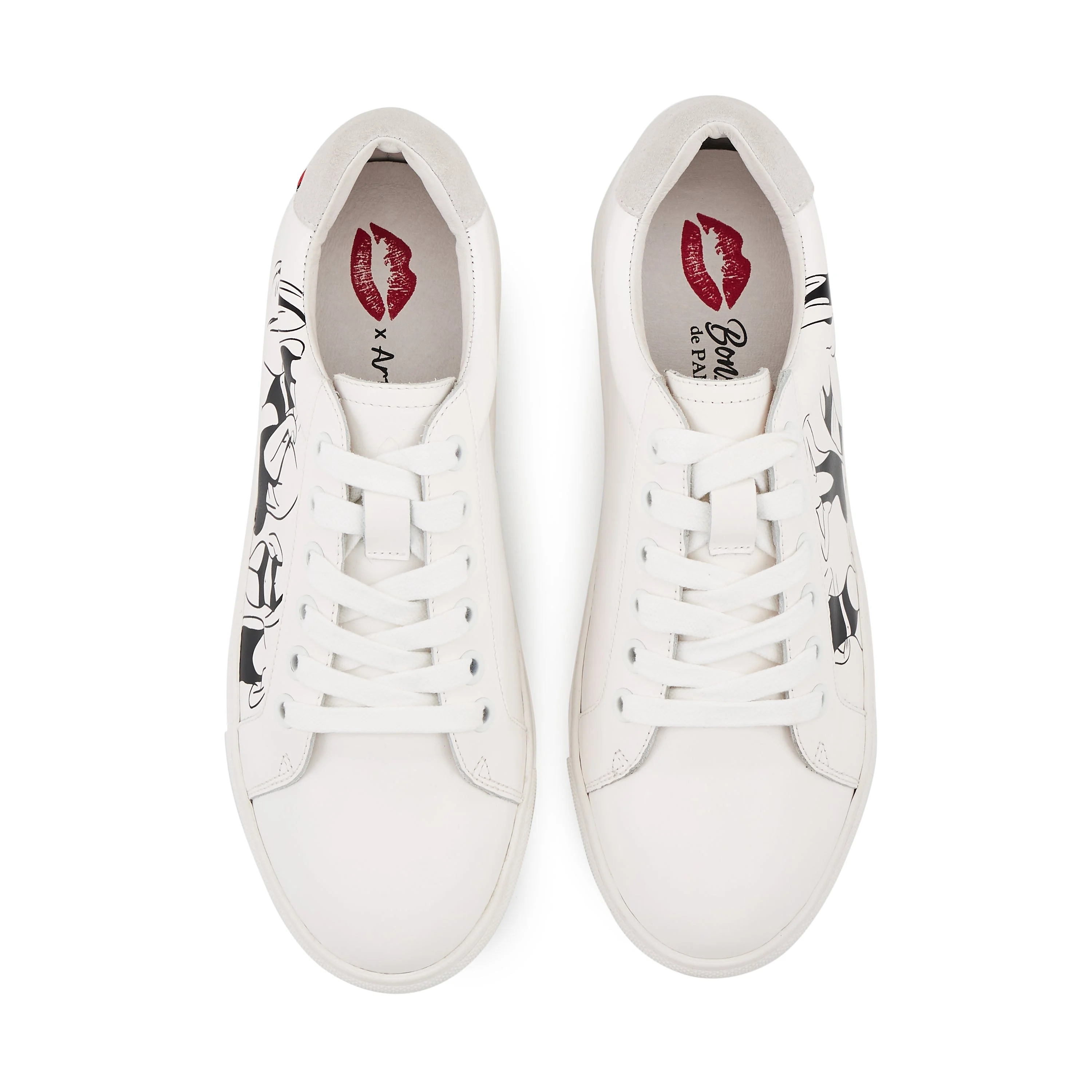 SIMONE ARTDESMAUX EVERY BODY - Sneakers en cuir | Blanc