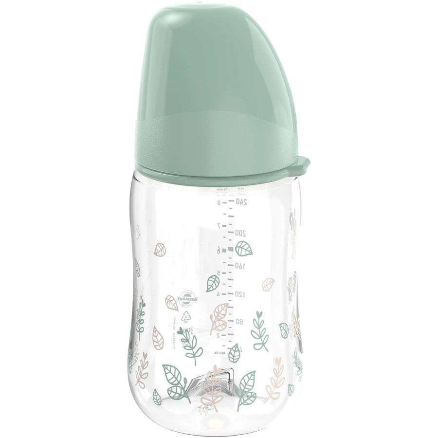 nip® Weithalsflasche Cherry Green Boy, 260ml aus PP