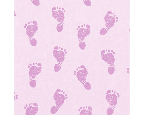 Vliesbehang 35863-3 Little Stars voetjes roze