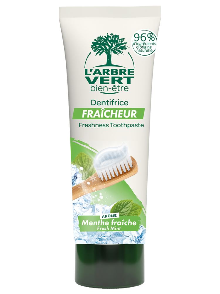 L'ARBRE VERT Zahnpasta Paste erfrischend französisch Tb 75 ml