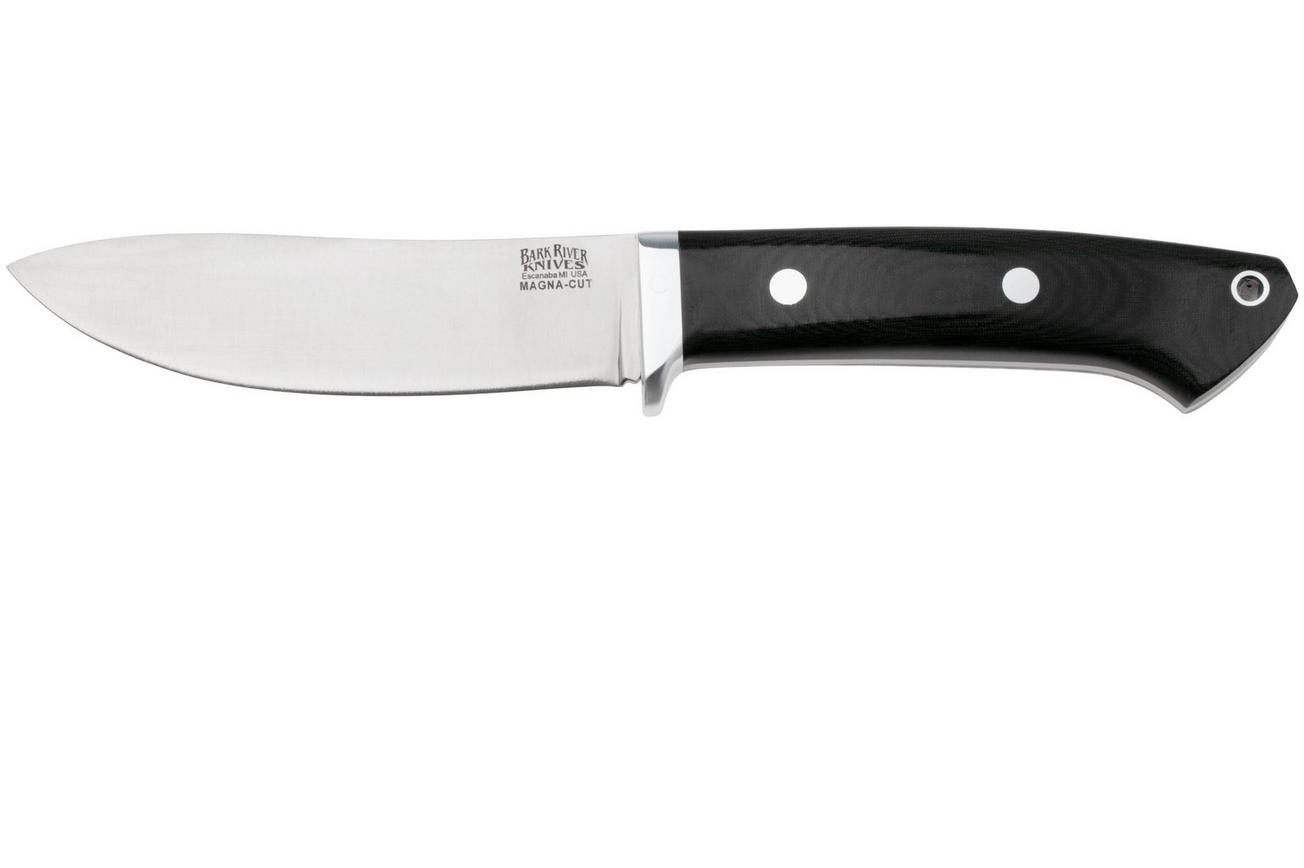 Bark River Classic Semi Skinner BR-02-182-021 CPM MagnaCut, Black Linen Micarta, bushcraftmes