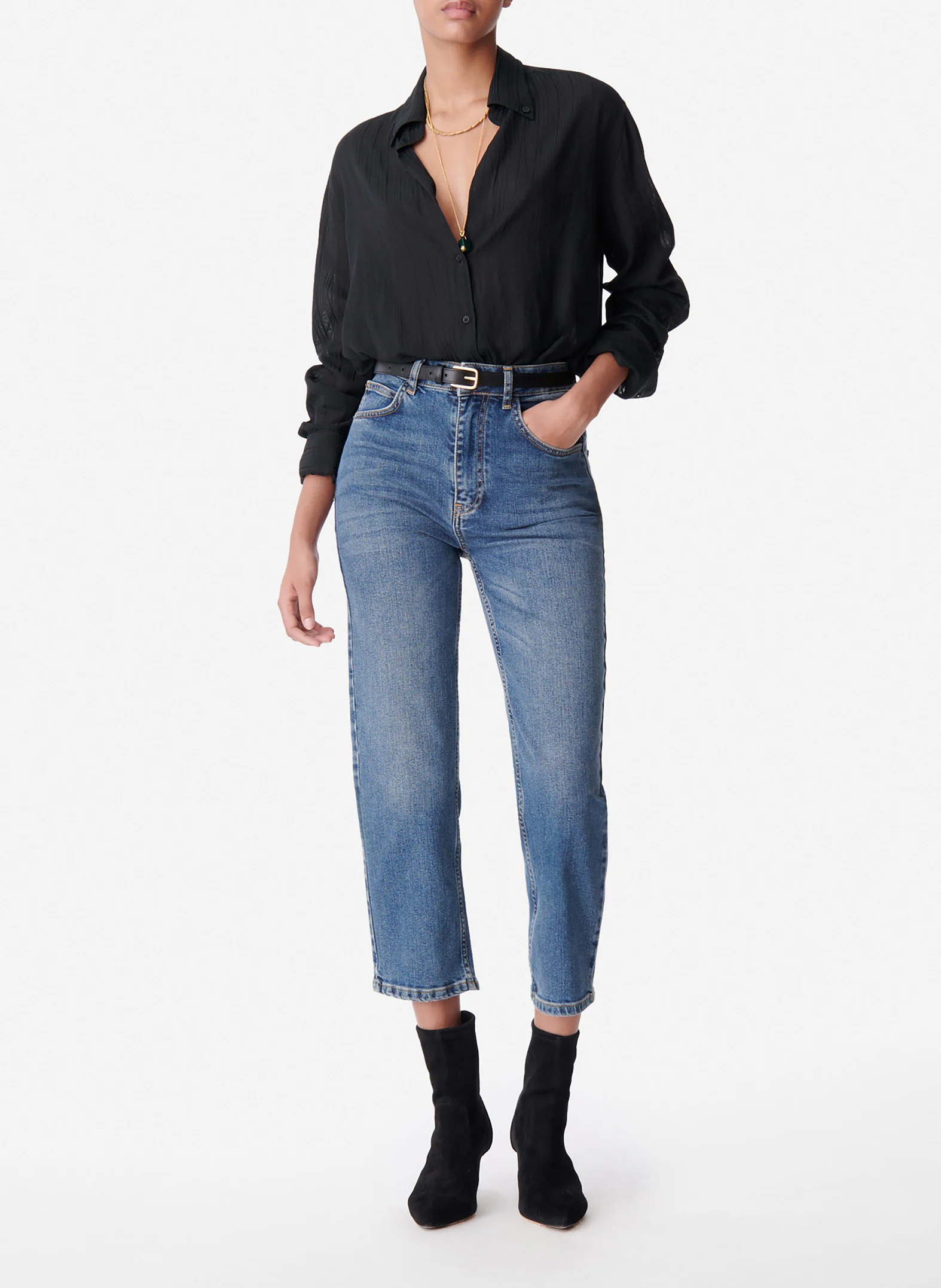 DRUYAT - Chemise fluide | Noir