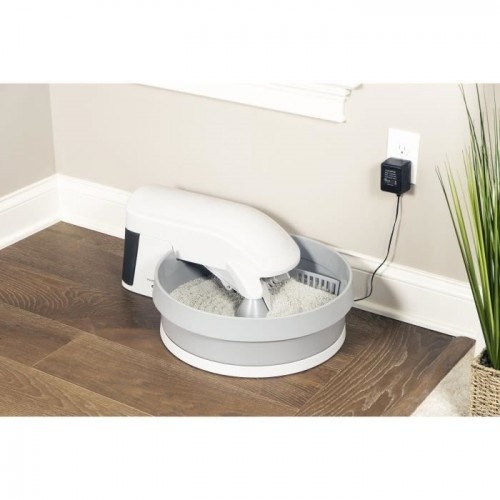 Caixa de areia automática branca Petsafe para gatos