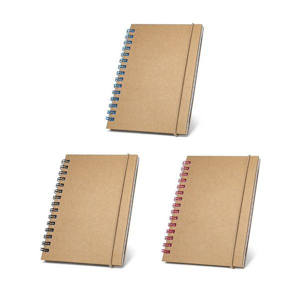hi!dea 93707 - Bloc-notes de poche à spirale avec pages lignées
