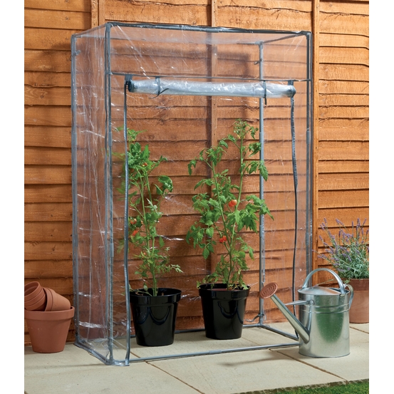 Serre de balcon pour tomates, en PVC - 0,5 m?