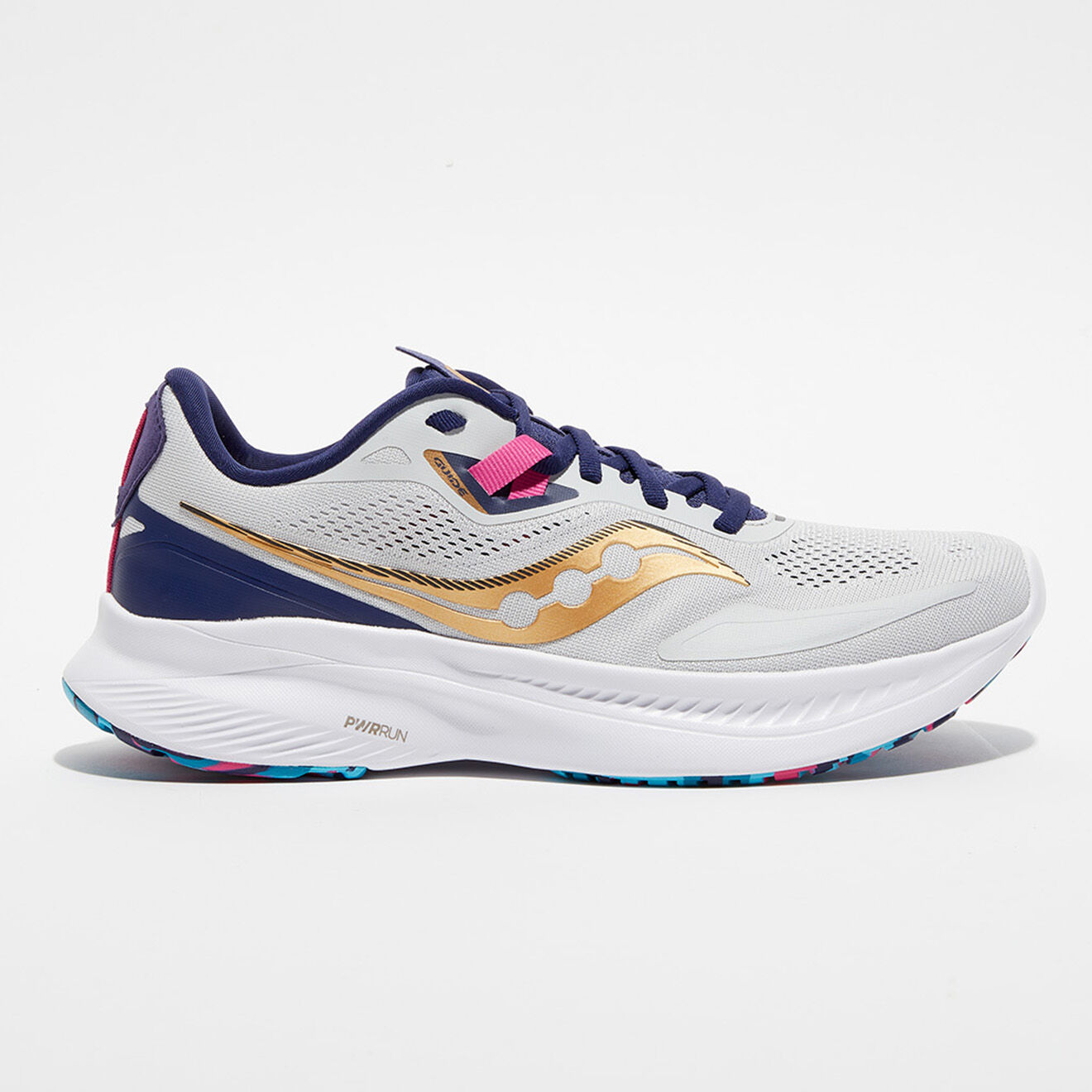 Saucony Baskets Guide 15 blanc/bleu/doré