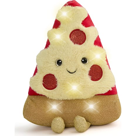 Fao Schwarz plys pizza med lyd og lys
