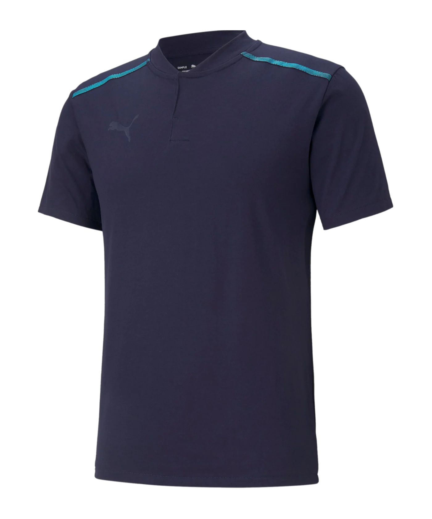 PUMA teamCUP Casuals Poloshirt Blau F02