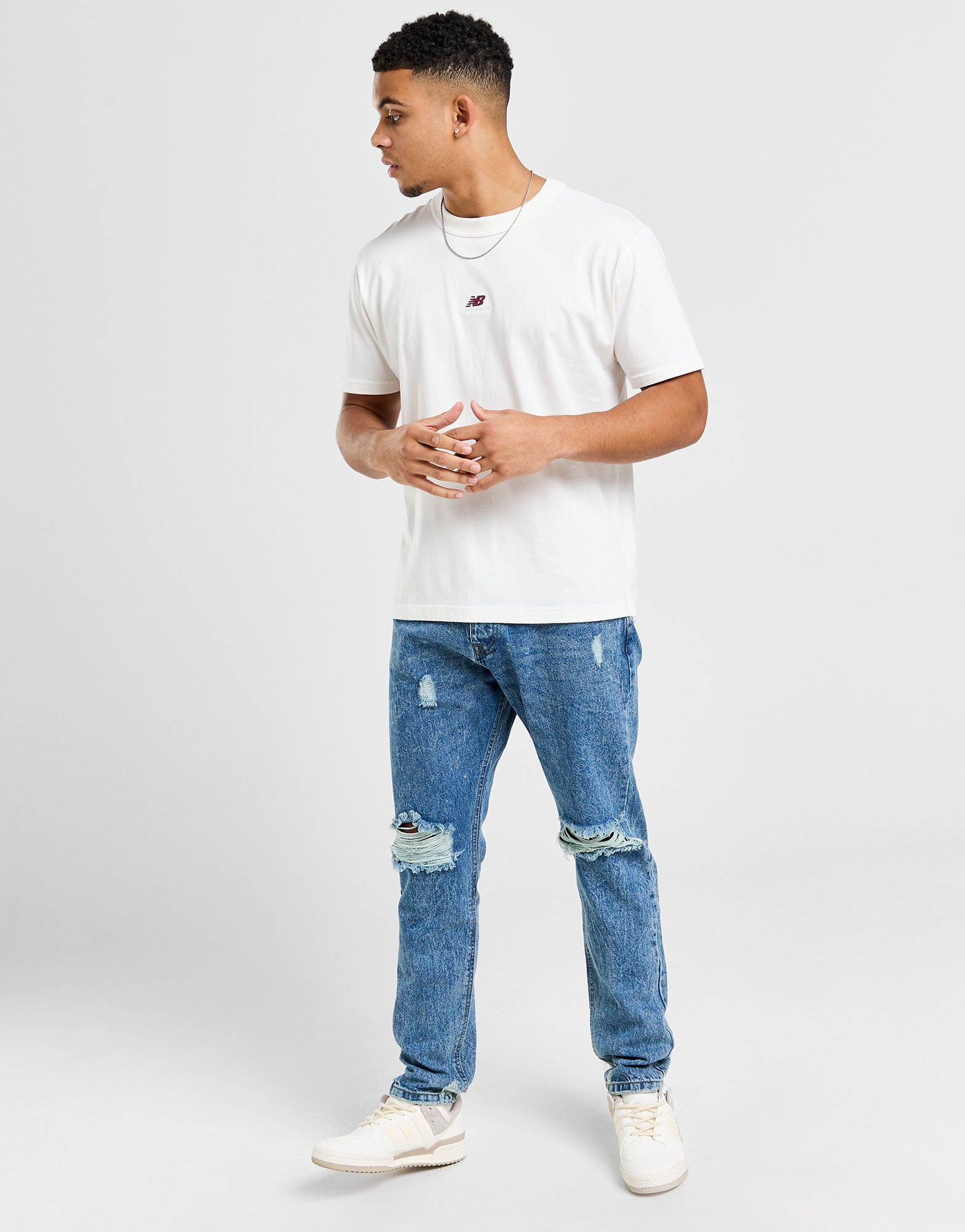 Brave Soul Jeans Split Rip Homme