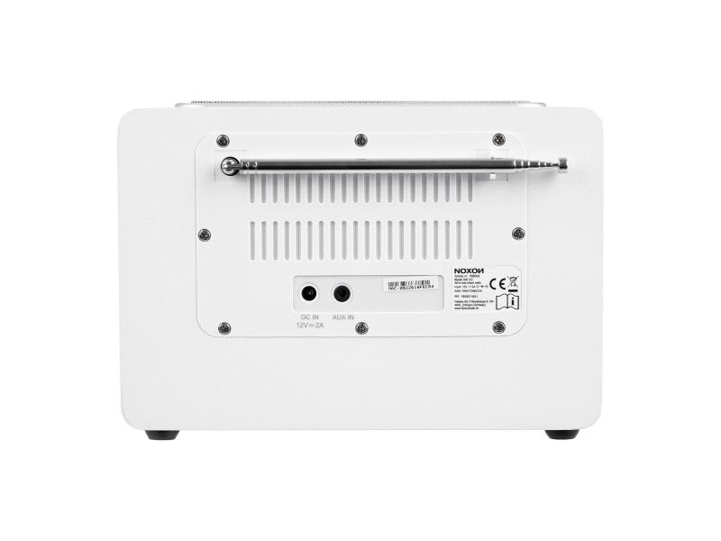 Noxon Radio/CD-Player iRadio 500 Weiss DAB , Internetradio oder UKW
