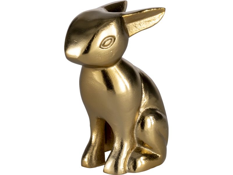 EGLO Hase Vohilava 15.5 cm, Gold Hasenfigur