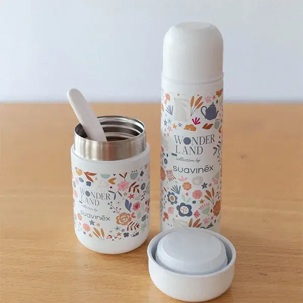 Suavinex, Wonderland, Pote Térmico - Wonderland Liberty bege - 350ml