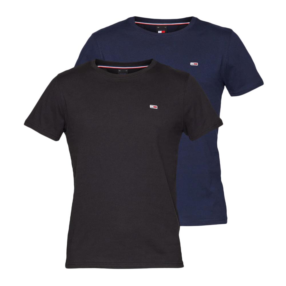 Tommy Hilfiger X2 T-shirt Noir/Marine Homme Tommy Jeans DM0DM15381