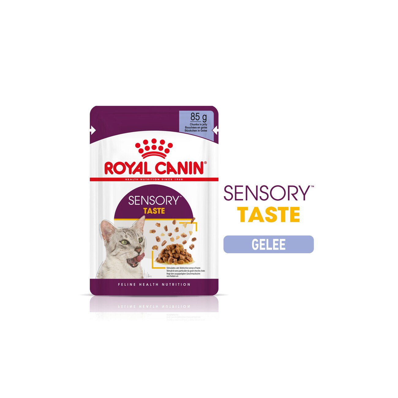 ROYAL CANIN SENSORY Taste in Gelee für wählerische Katzen 12x85g