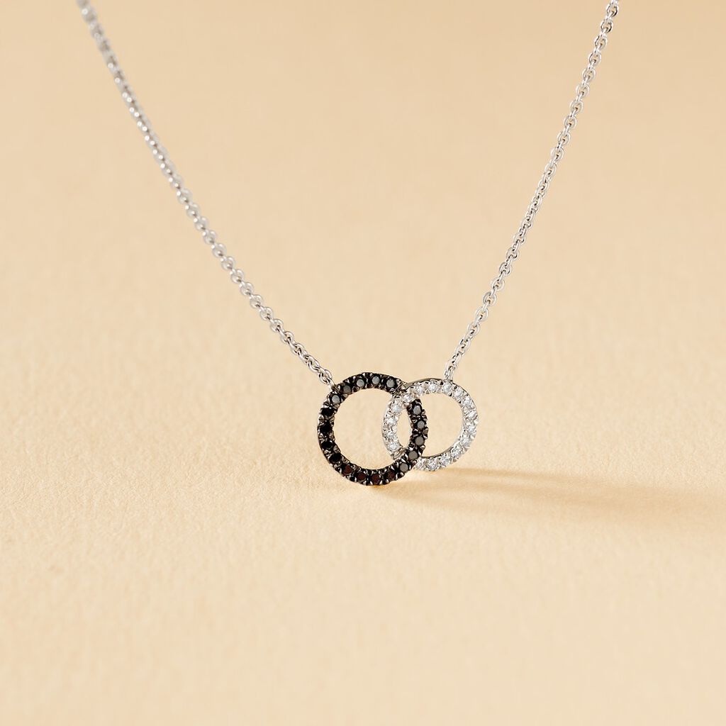 Collier Bella Or Blanc Diamant