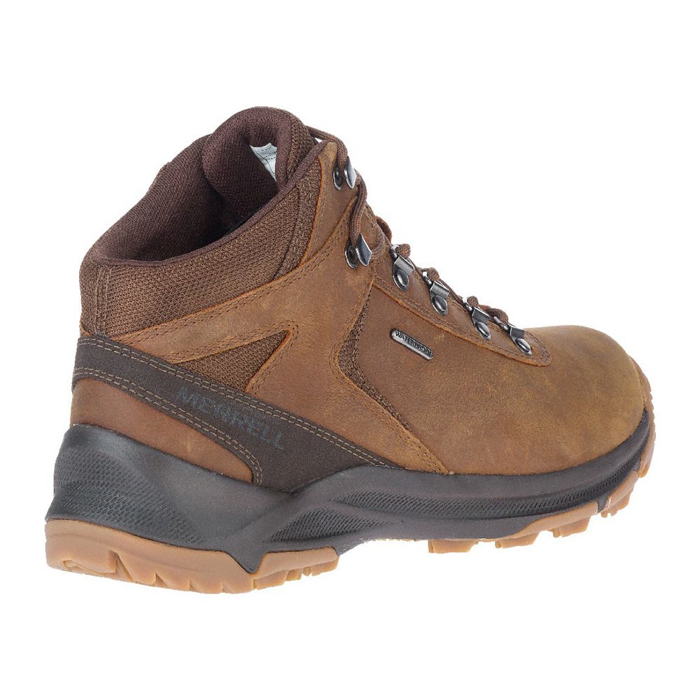 Merrell ERIE MID LTR WP - Chaussures randonné Homme toffee