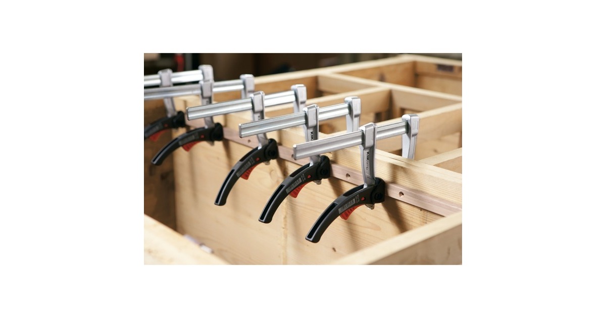 BESSEYSnelspanklem KliKlamp KLI25 lijmklem  (Zilver/zwart)