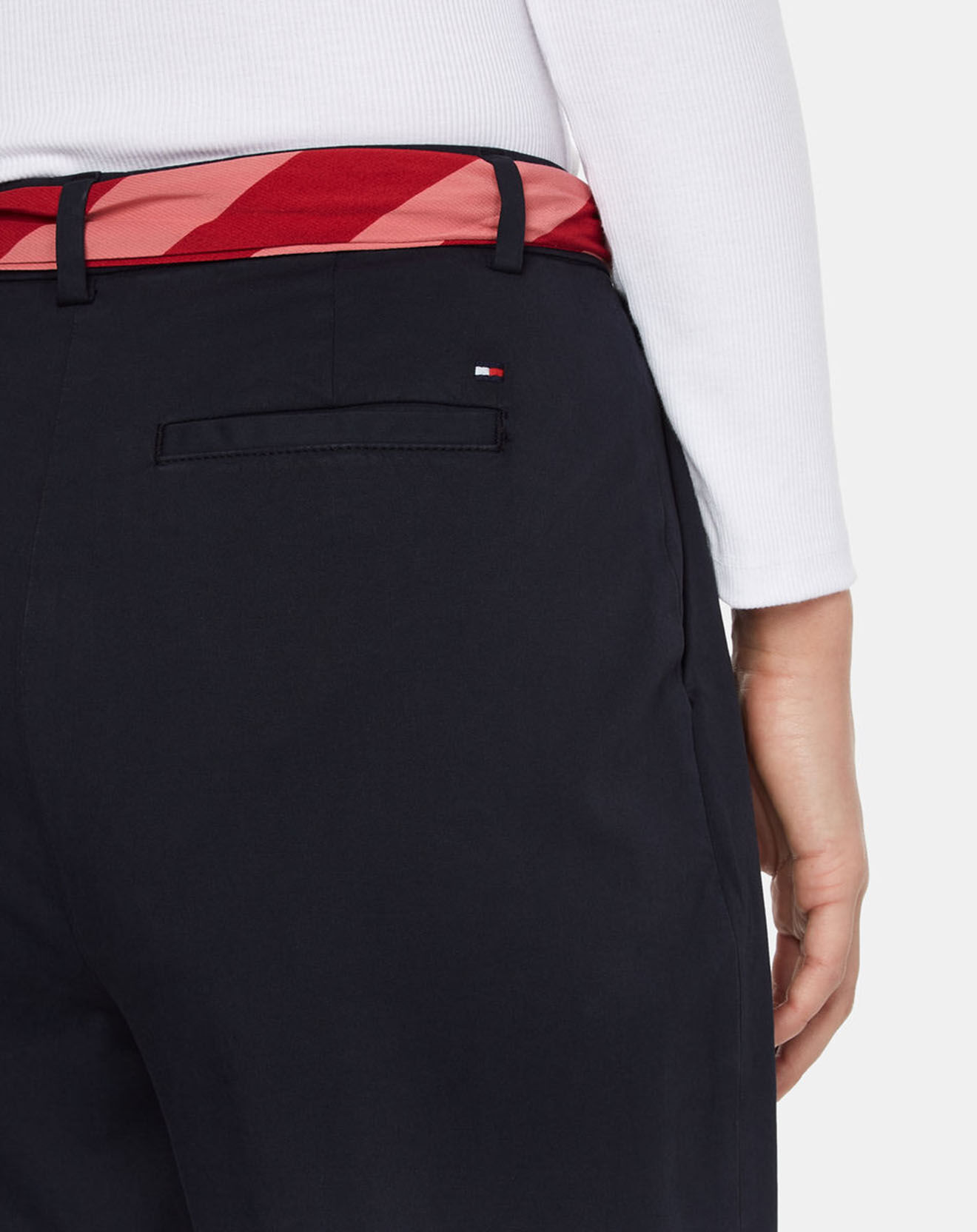 Tommy Hilfiger Pantalon chino avec foulard bleu marine