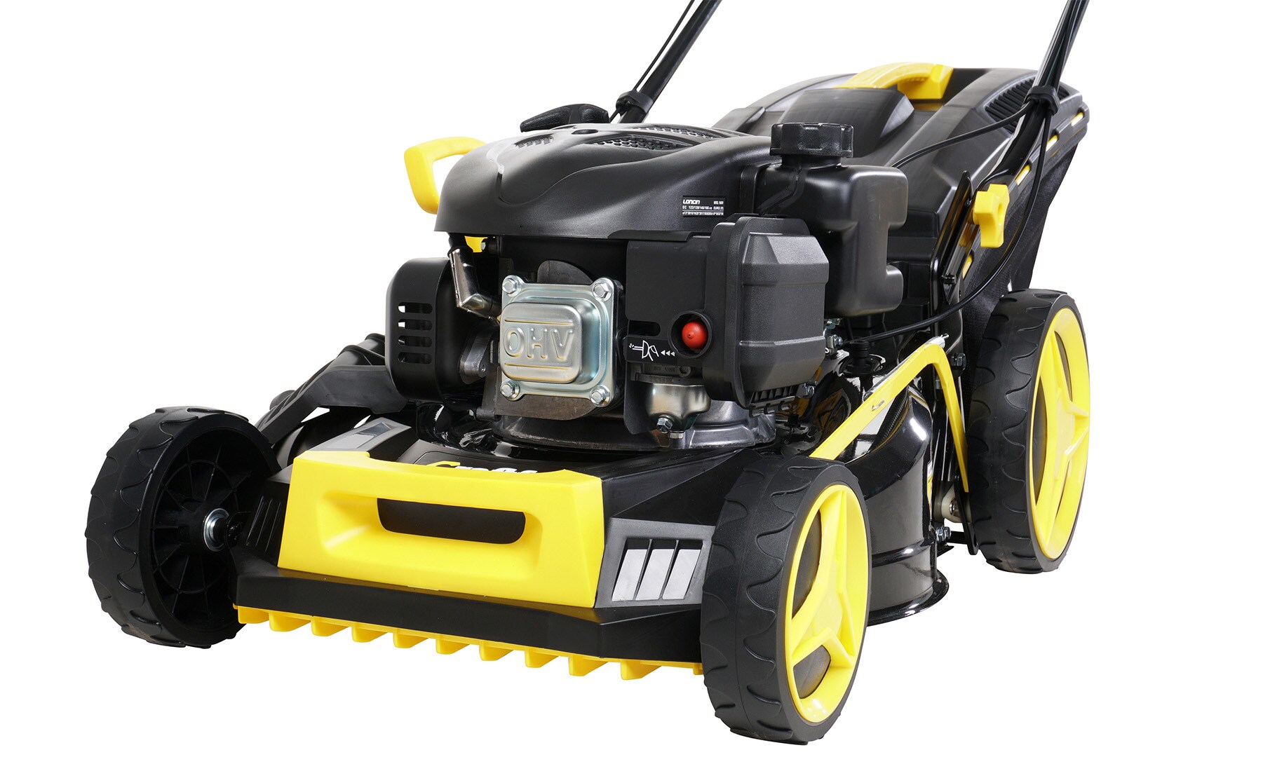 Craftfull Premium Benzin-Rasenmäher CR-139-20, 5in1, GT-Leichtlaufgetriebe, 139-cc-Motor, Easy-Clean