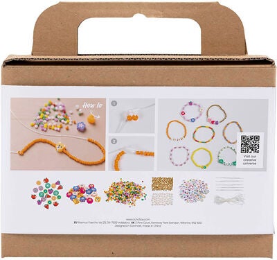 Creotime Hobbysett DIY Mix Smykker Fargesterke Armbånd