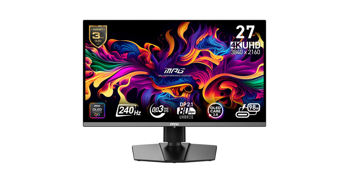 MSIMPG 272URX QD-OLED 26.5
