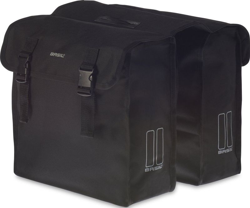 Basil Mara Dubbele Fietstas 35 Liter Zwart Xl